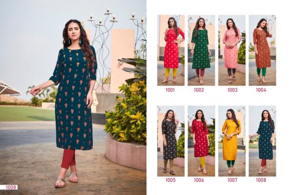 Baanvi Aisha 1-Rayon-With-Handwork-Kurti